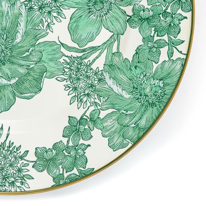 Emerald English Garden Dinner Plate image number 2