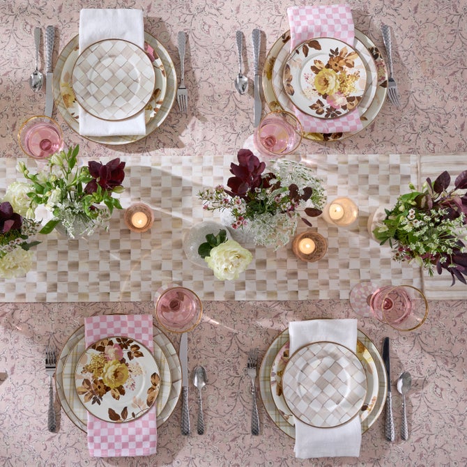 Wild Rose White Dinner Plate image number 9