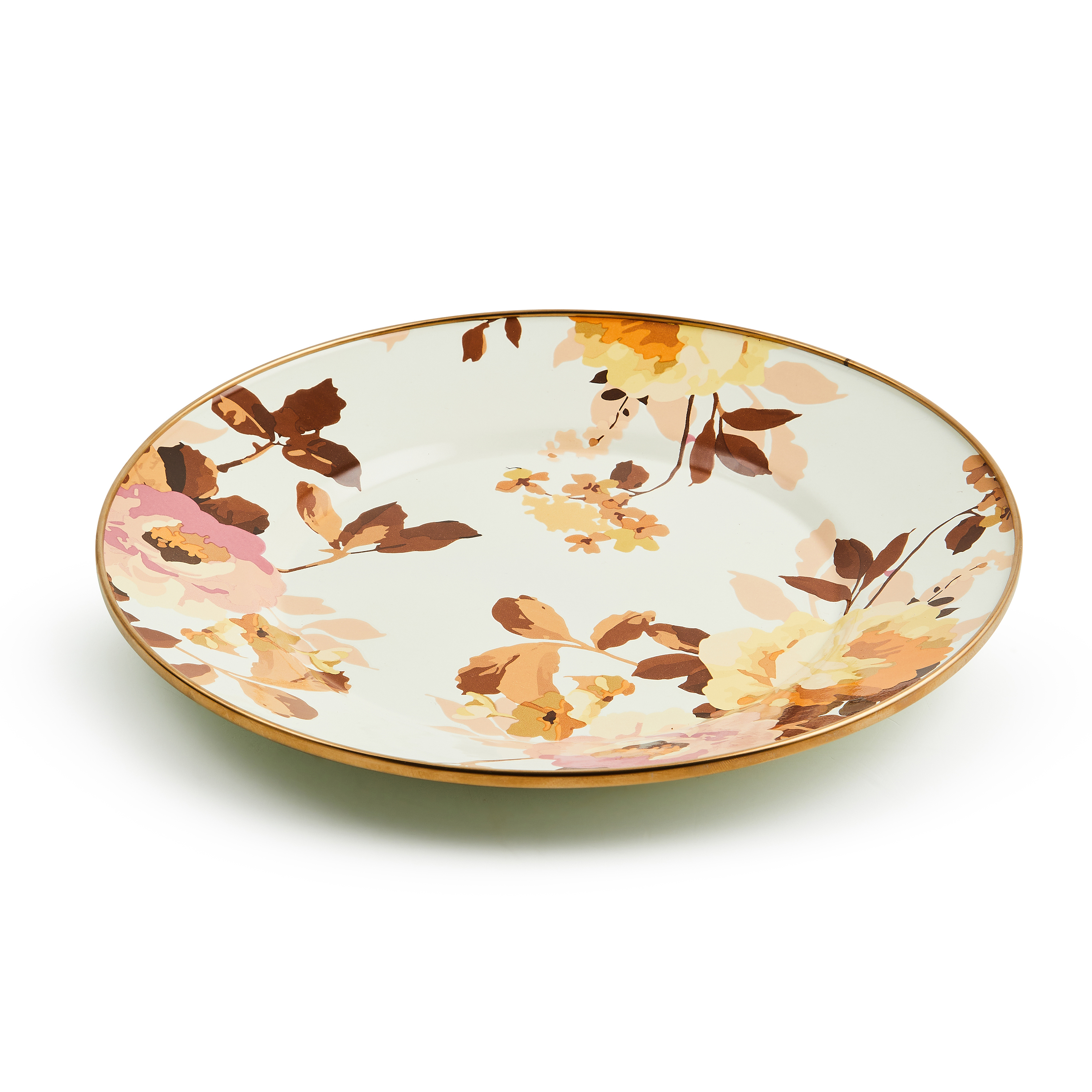 MacKenzie-Childs | Wild Rose White Dinner Plate
