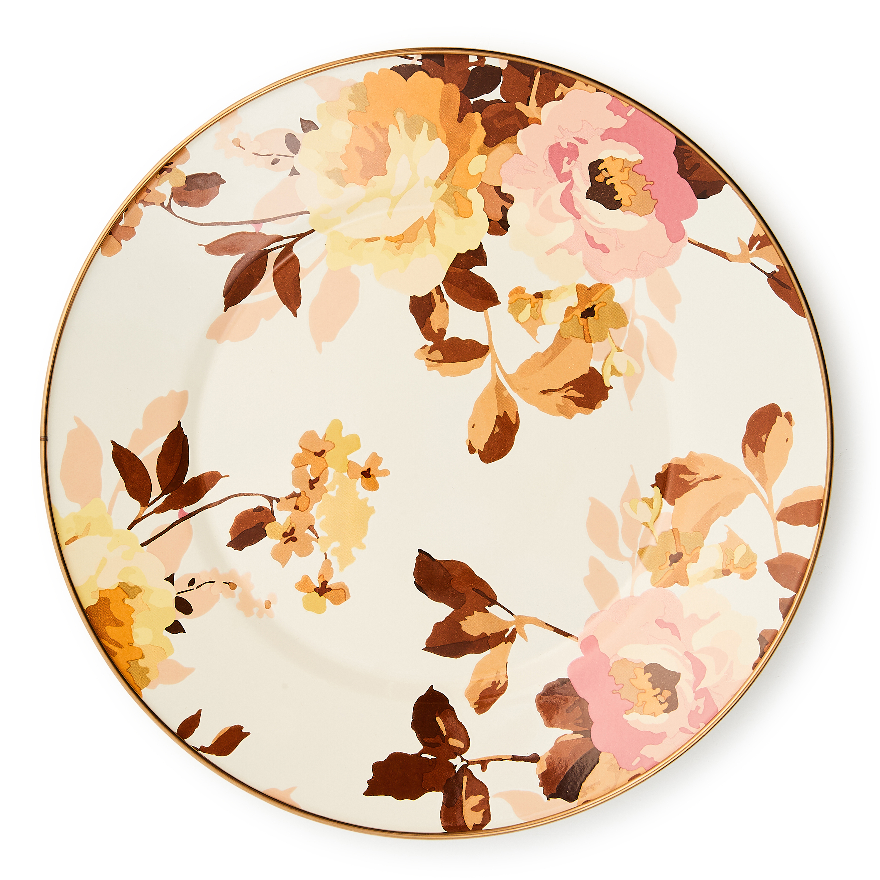 MacKenzie-Childs | Wild Rose White Dinner Plate