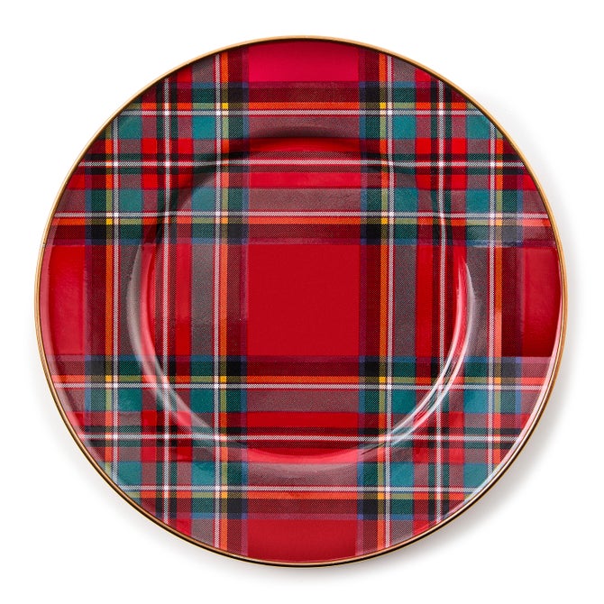 Tartastic Enamel Dinner Plate - Red image number 0