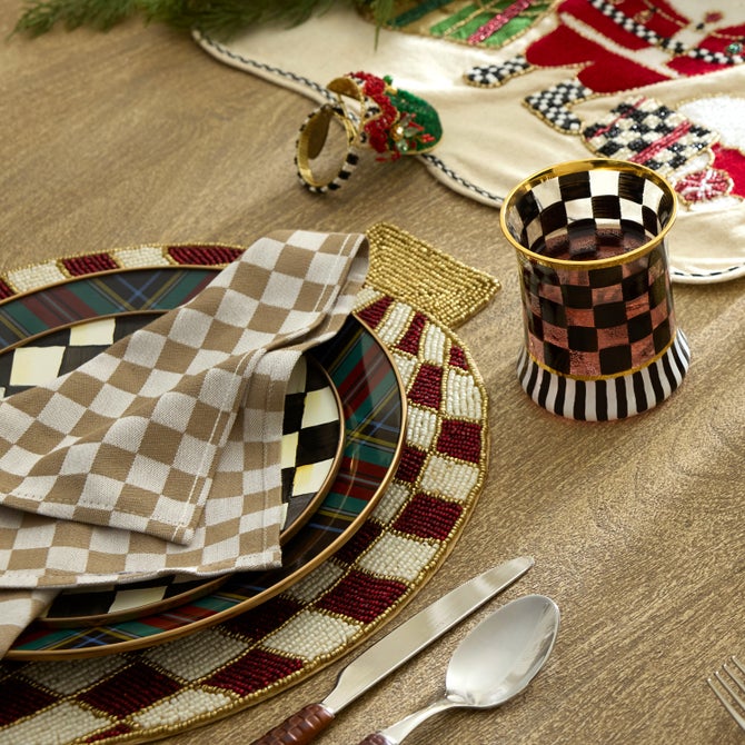 Tartan Black Dinner Plate image number 3