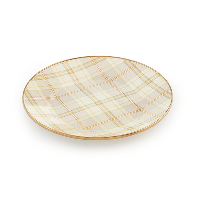 Tartan Latte Dinner Plate image number 2