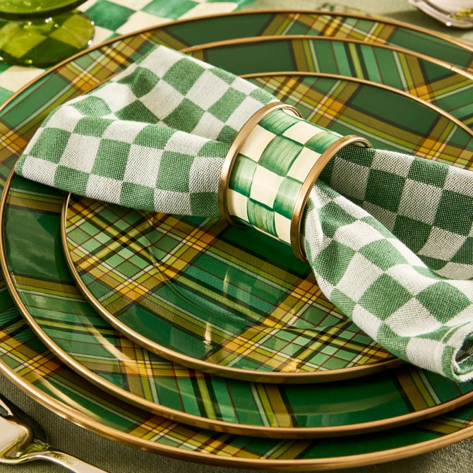Tartan Green Dinner Plate image number 1