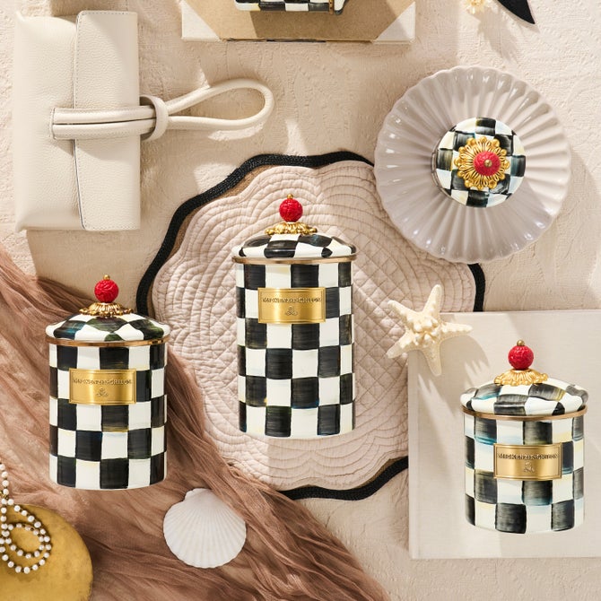 Courtly Check Canisters, Set of 3 image number 2