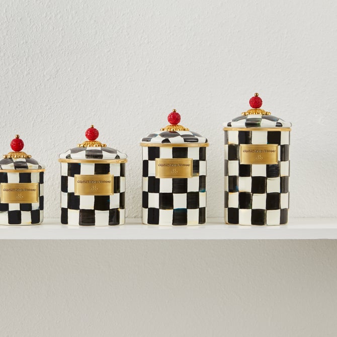 Courtly Check Canisters, Set of 3 image number 4