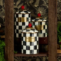 Courtly Check Canisters, Set of 3
