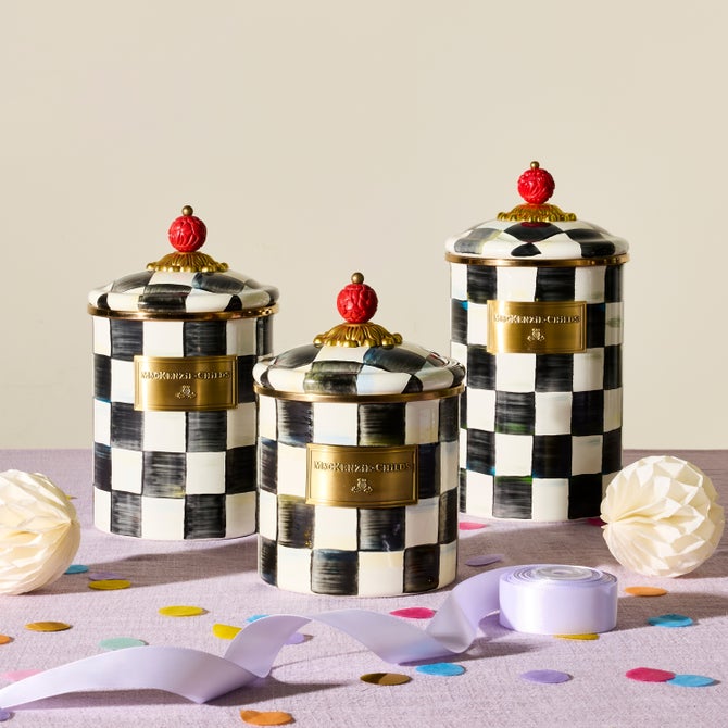 Courtly Check Canisters, Set of 3 image number 7