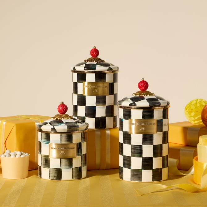 Courtly Check Canisters, Set of 3 image number 8