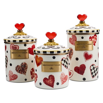 Love Canisters, Set of 3
