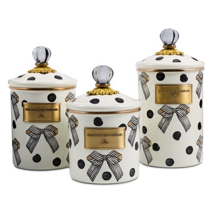 Pretty As a Bow Canisters, Set of 3