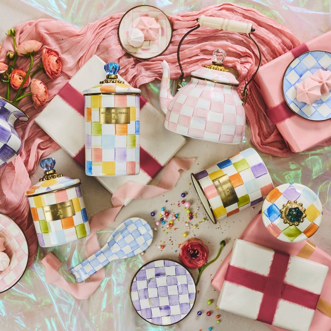 Confetti Check Canisters, Set of 3 image number 2