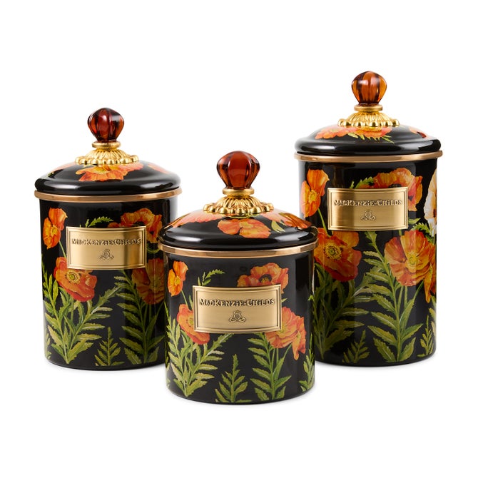 Poppy Canisters, Set of 3 image number 0