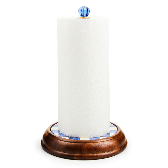 Royal Check Wood Paper Towel Holder image number 6