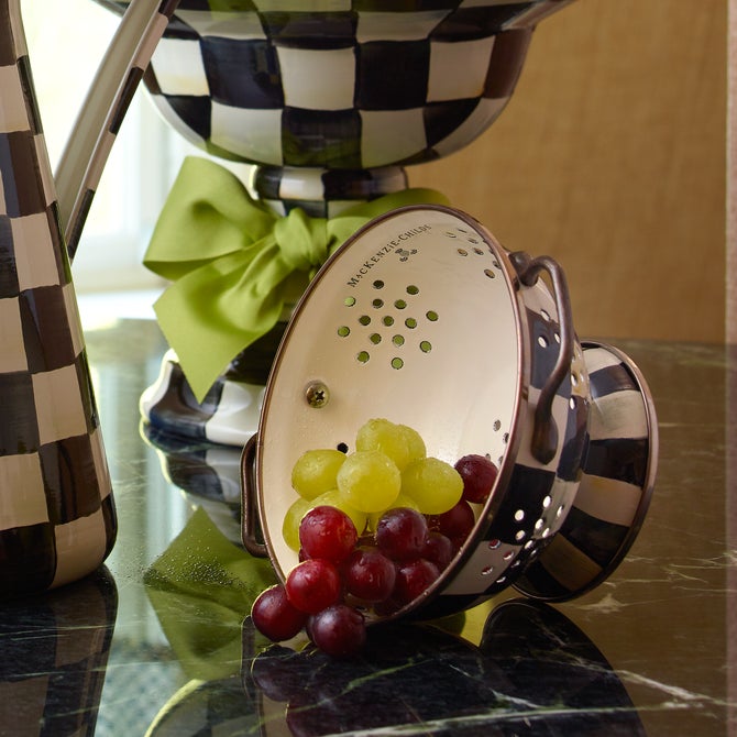 Courtly Check Small Colander image number 3