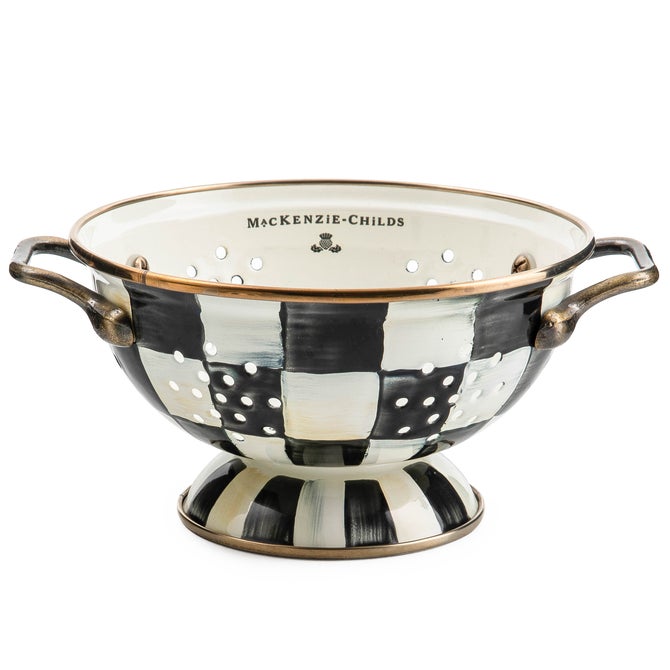 Courtly Check Small Colander image number 0