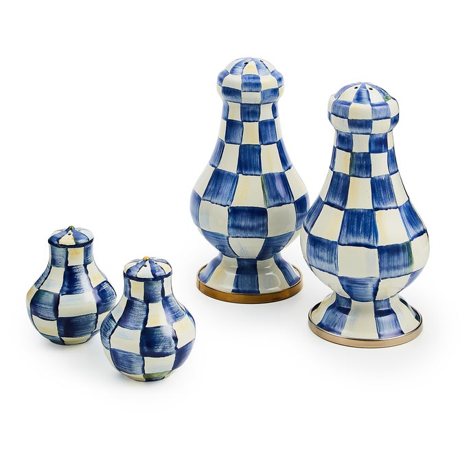 MacKenzie-Childs | Royal Check Salt & Pepper Shakers