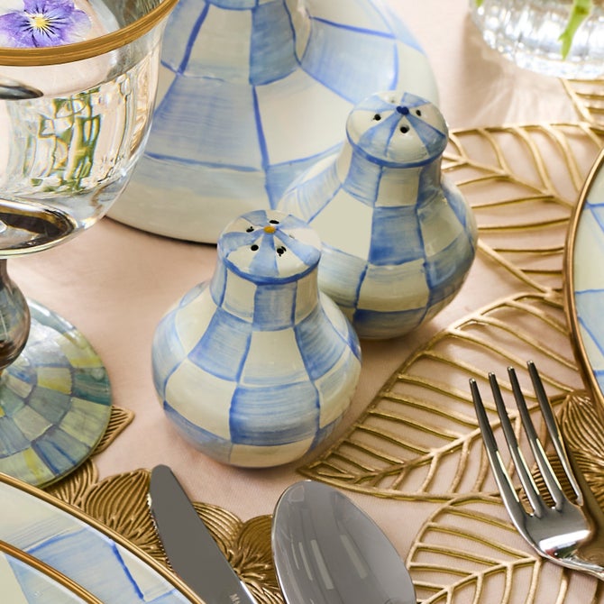 Sky Check Salt & Pepper Shakers image number 5