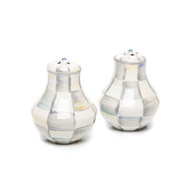 Sterling Check Salt & Pepper Shakers image number 0