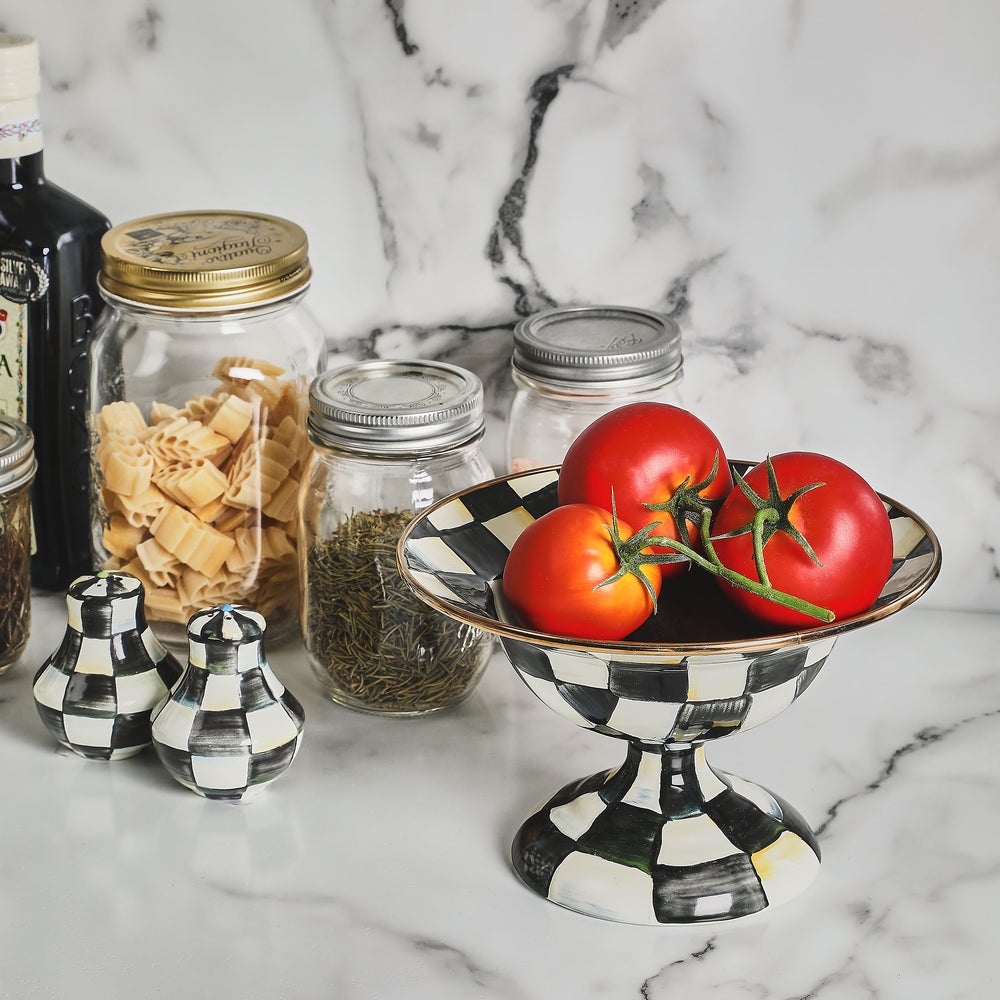 MacKenzie-Childs | Courtly Check Salt & Pepper Shakers
