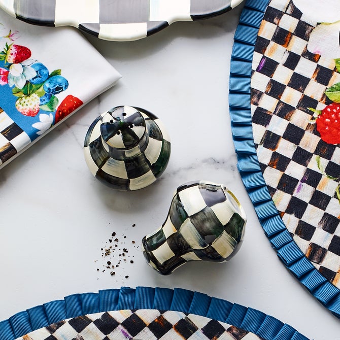 Courtly Check Salt & Pepper Shakers image number 13