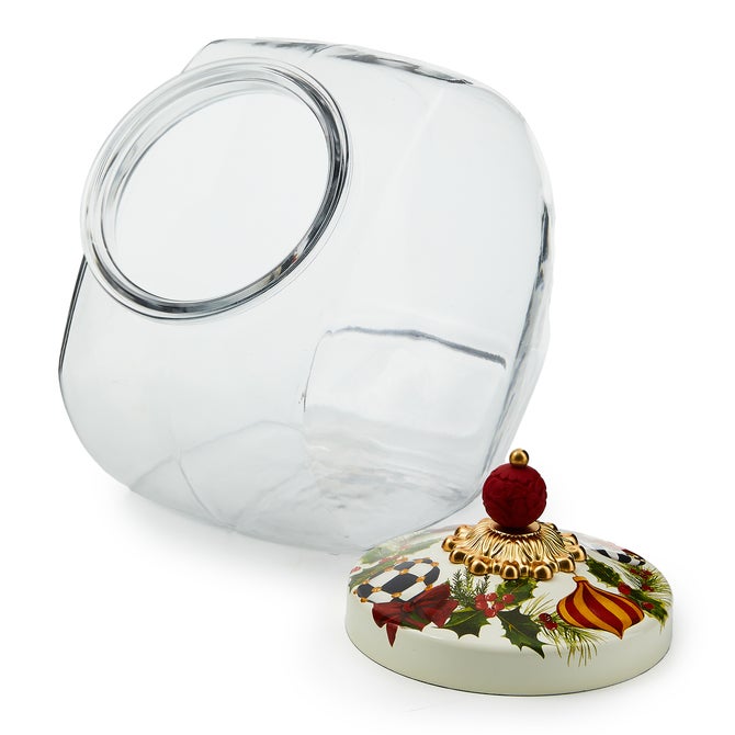 Cookie Jar with Deck the Halls Lid image number 2