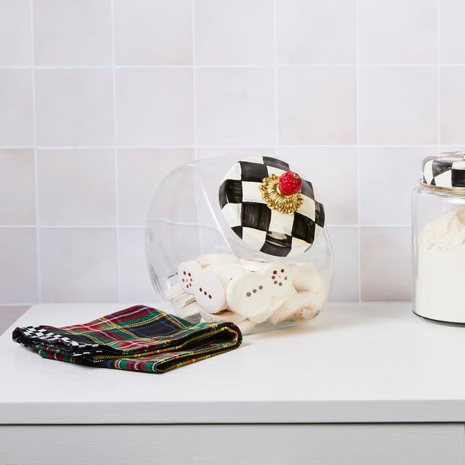 Cookie Jar with Courtly Check Lid image number 6