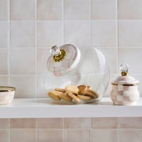 Cookie Jar with Rosy Check Lid