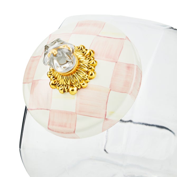 Cookie Jar with Rosy Check Lid image number 1