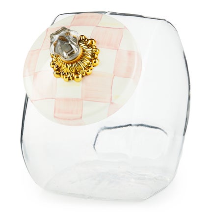 Cookie Jar with Rosy Check Lid