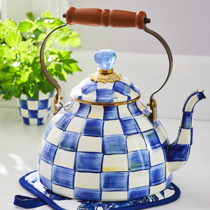 Royal Check 3 Quart Tea Kettle image number 9