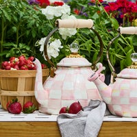 Rosy Check 3 Quart Tea Kettle
