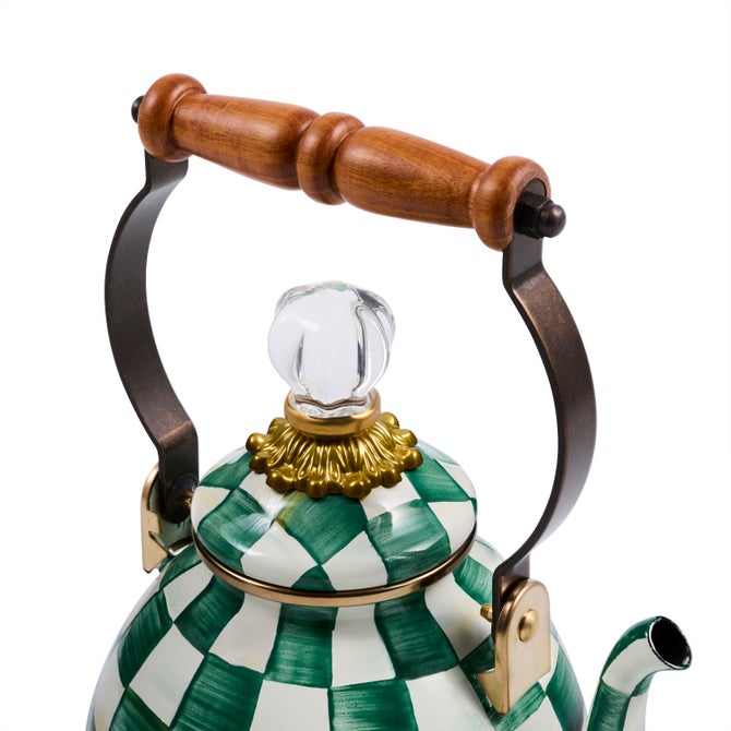 Emerald Check 1 Quart Tea Kettle image number 3