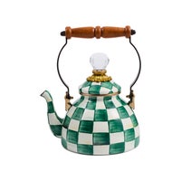 Emerald Check 1 Quart Tea Kettle