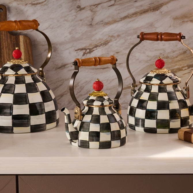 Courtly Check 1 Quart Tea Kettle image number 1
