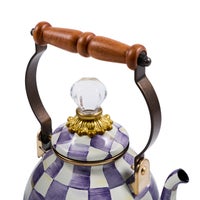 Violet Check 1 Quart Tea Kettle