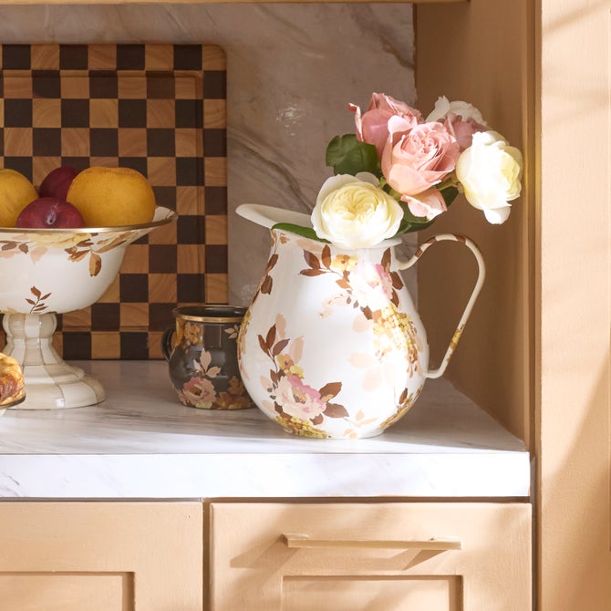 Wild Rose White Pitcher image number 1