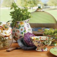 White Flower Market Pitcher