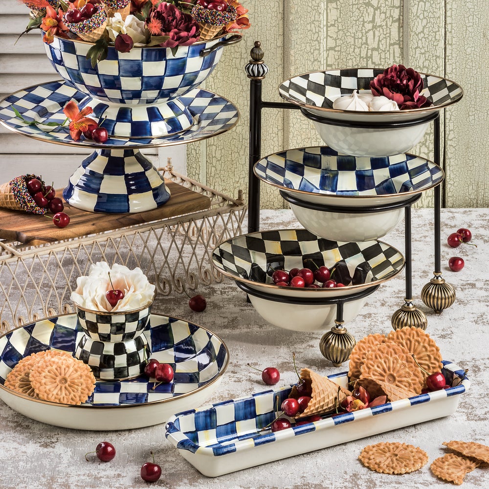 MacKenzie-Childs | Royal Check Everything Bowl