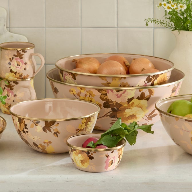 Wild Rose Mauve Pinch Bowl image number 1