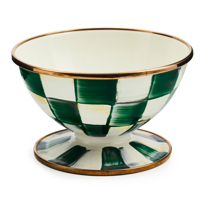 Emerald Check Ice Cream Dish image number 0