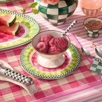 Rosy Check Ice Cream Dish