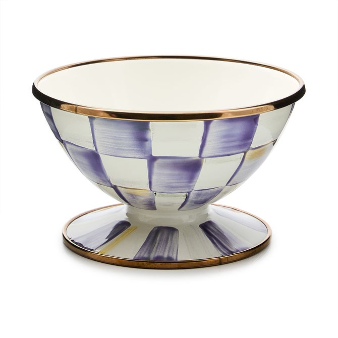 Violet Check Ice Cream Dish image number 0