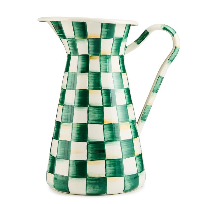 Emerald Check Large Practical Pitcher image number 0