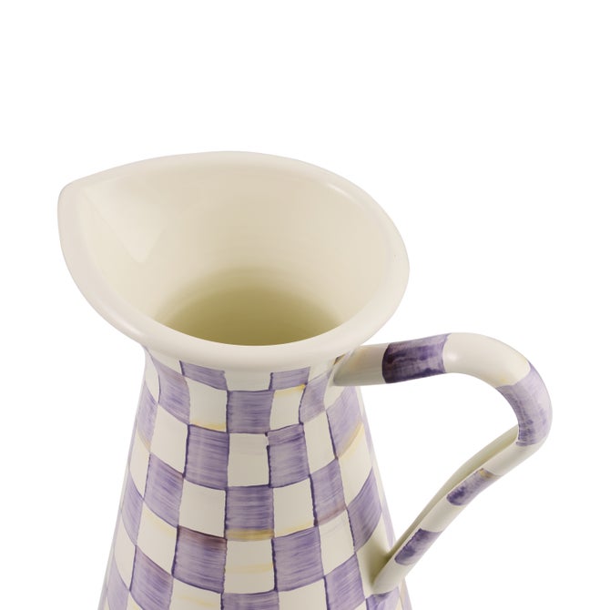 Violet Check Large Practical Pitcher image number 2