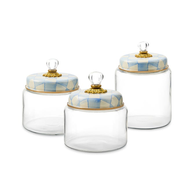 Sky Check Medium Kitchen Canister image number 2