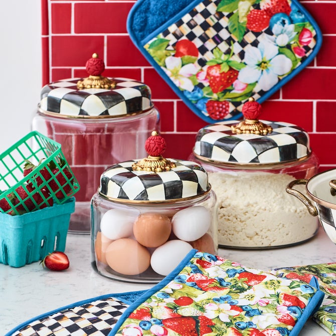 Courtly Check Medium Kitchen Canister image number 1