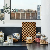 Sterling Check Medium Kitchen Canister