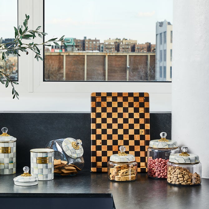 Sterling Check Medium Kitchen Canister image number 1