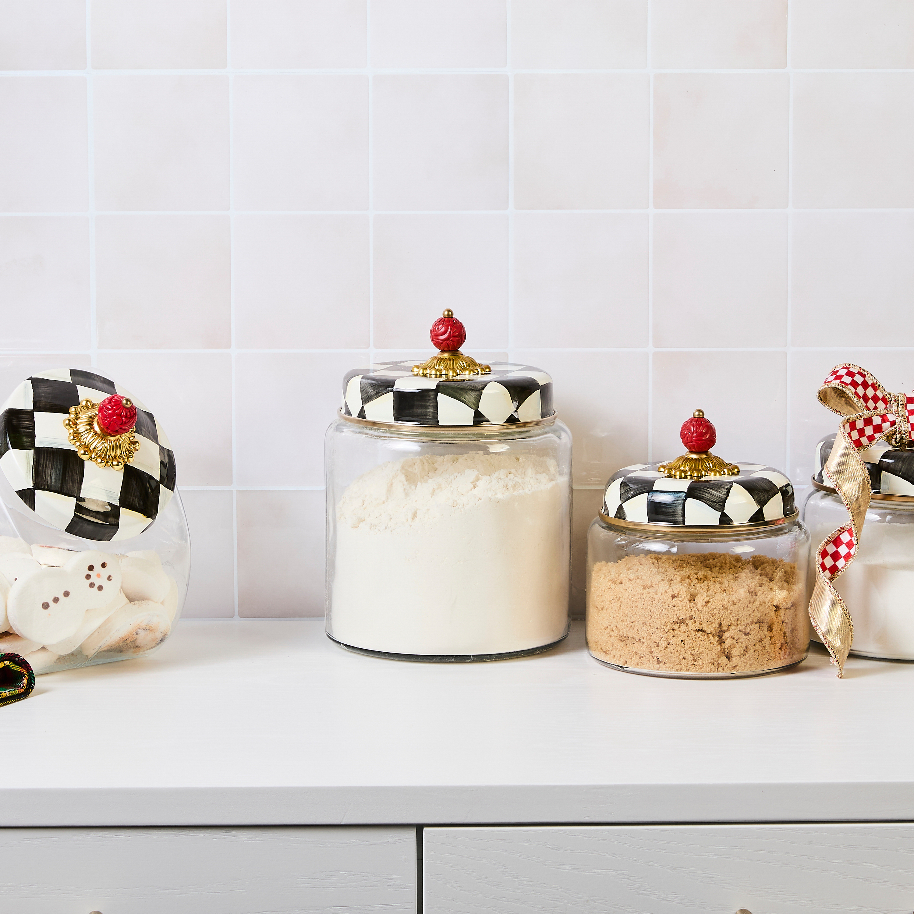 MacKenzie-Childs | Courtly Check Large Kitchen Canister